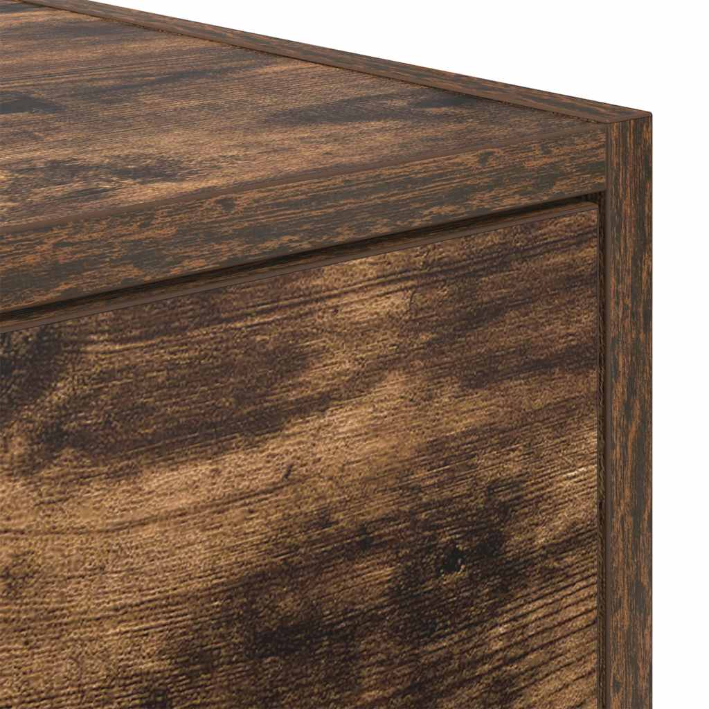 Meubles TV 2 pièces chêne fumé 60x31x25,5 cm matériau bois