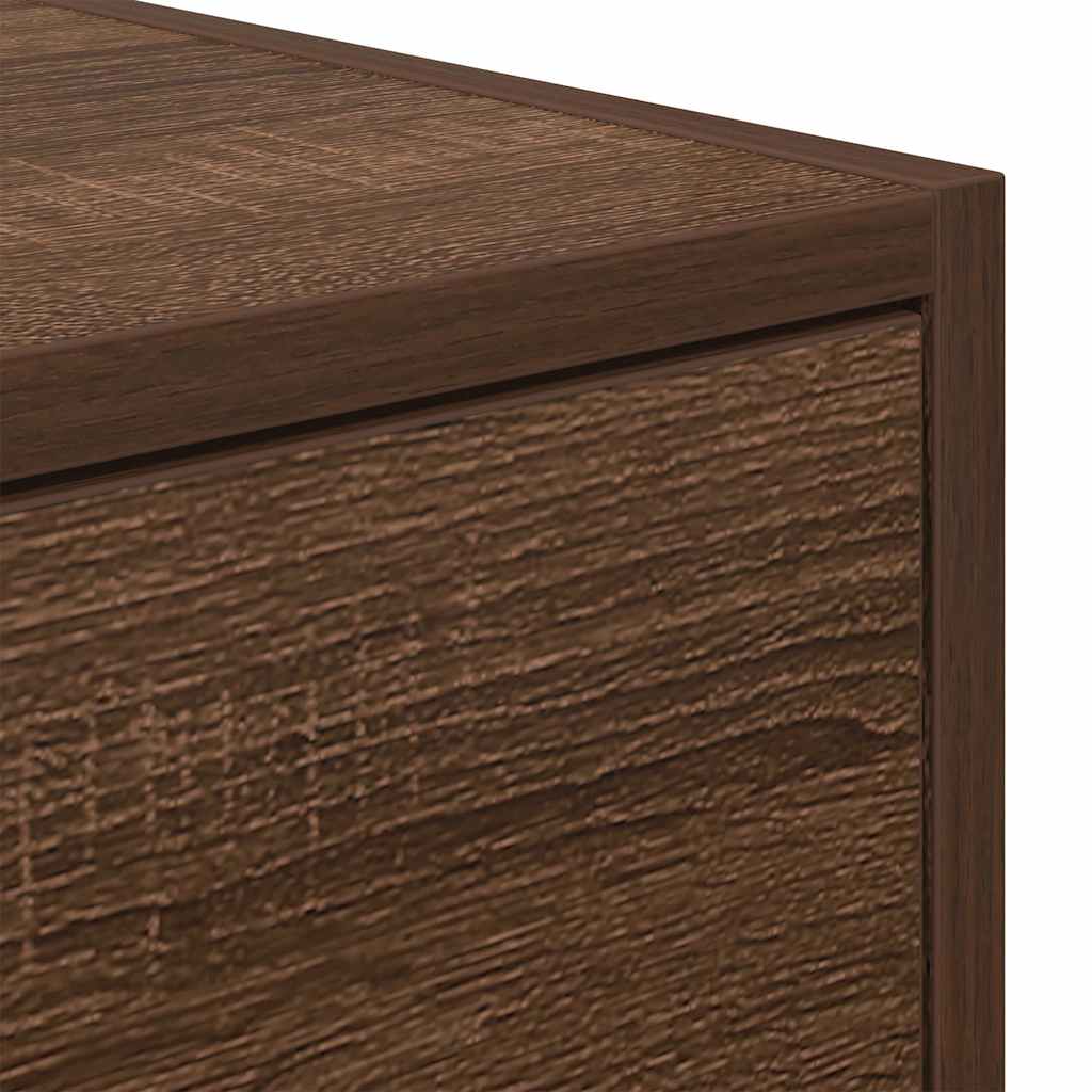 Meubles TV, lot de 2, aspect chêne brun, 60 x 31 x 25,5 cm