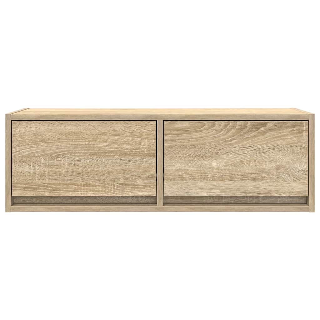 Meuble TV en chêne Sonoma 80x31x25,5 cm, matériau à base de bois