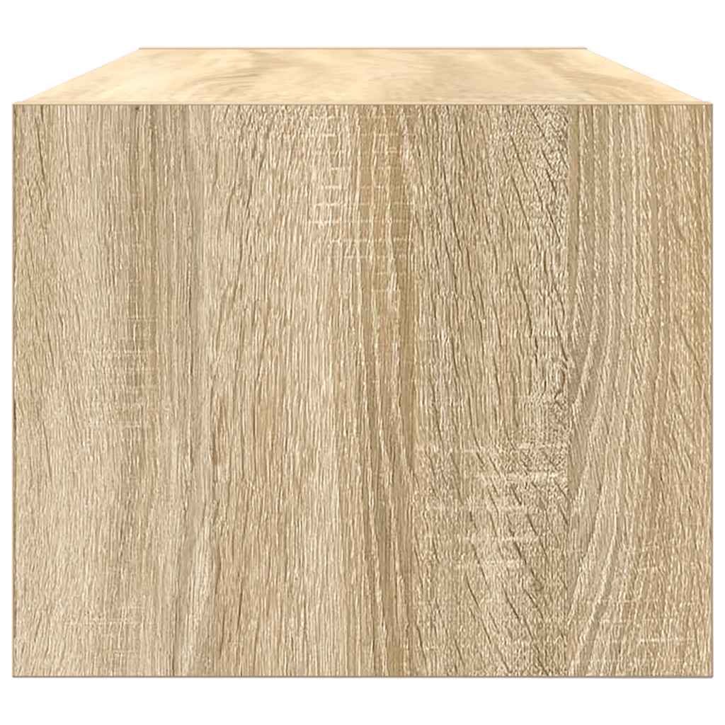 Meuble TV en chêne Sonoma 80x31x25,5 cm, matériau à base de bois