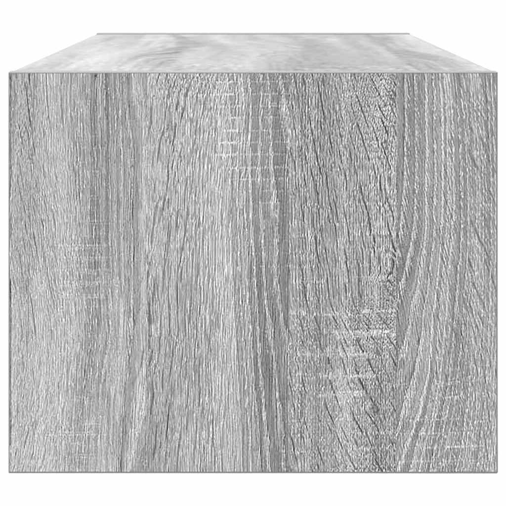 Meubles TV, lot de 2, gris Sonoma, 80 x 31 x 25,5 cm, matériau à base de bois