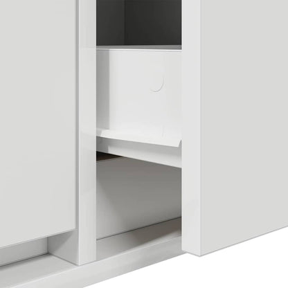 TV-Schränk 100 x 31 x 25,5 cm Weiß Holzwerkstoff
