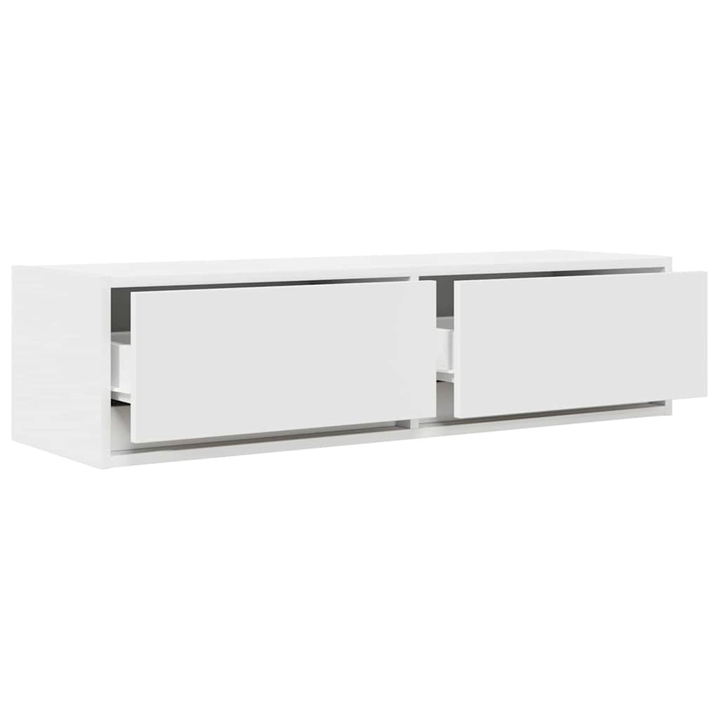 TV-Schränk 100 x 31 x 25,5 cm Weiß Holzwerkstoff