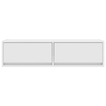 TV-Schränk 100 x 31 x 25,5 cm Weiß Holzwerkstoff