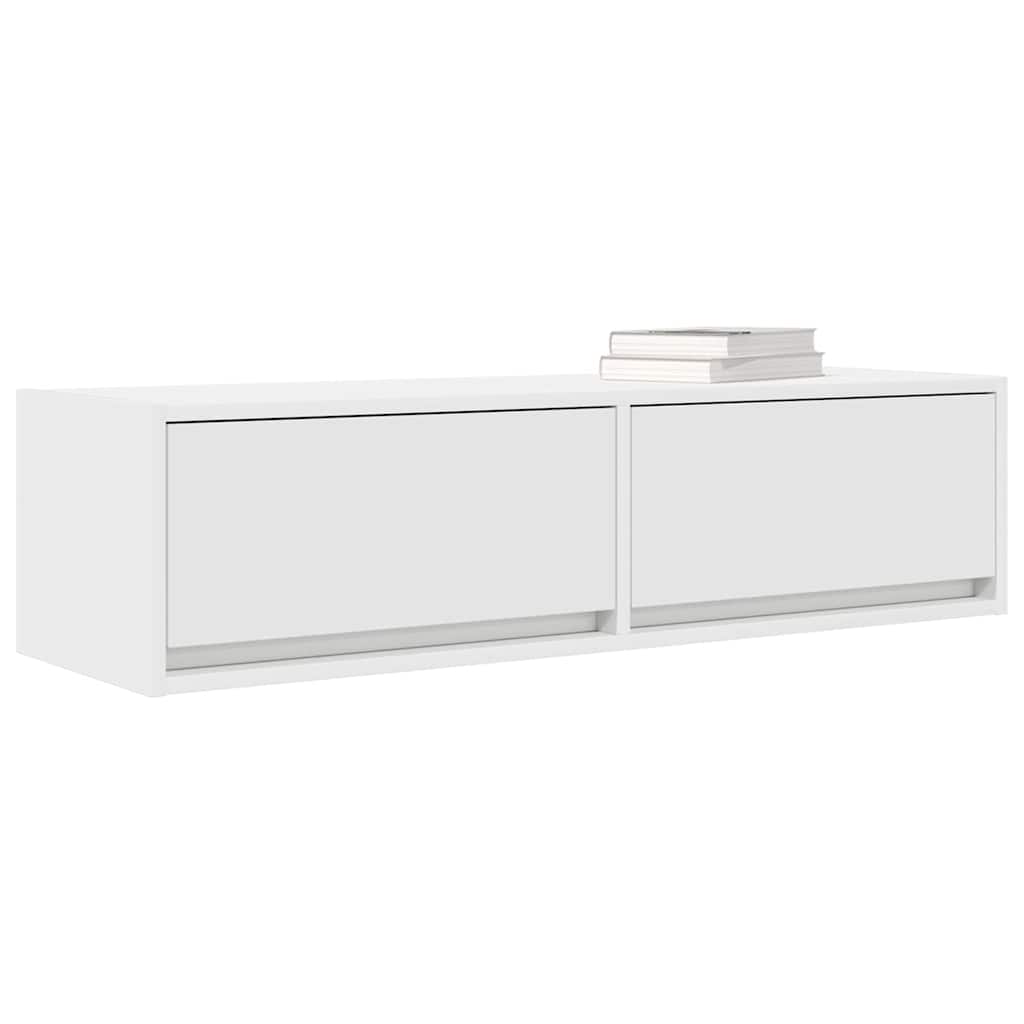 TV-Schränk 100 x 31 x 25,5 cm Weiß Holzwerkstoff