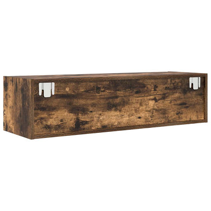 TV-Schränk 100 x 31 x 25,5 cm Räuchereiche Holzwerkstoff