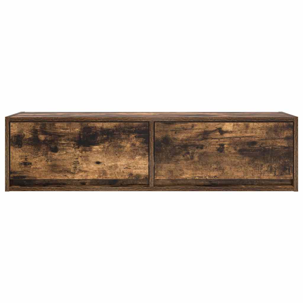 TV-Schränk 100 x 31 x 25,5 cm Räuchereiche Holzwerkstoff