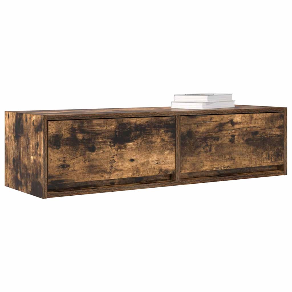 TV-Schränk 100 x 31 x 25,5 cm Räuchereiche Holzwerkstoff