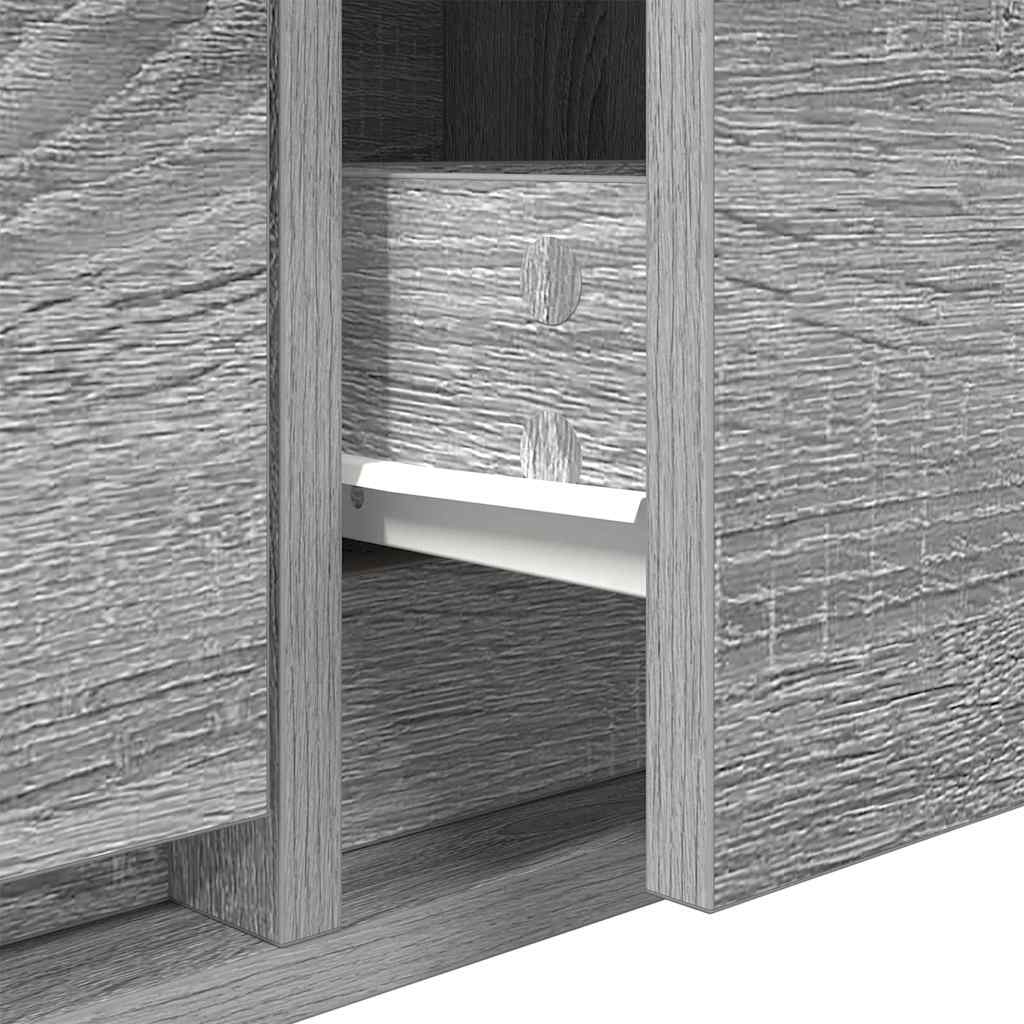 TV-Schränk 100 x 31 x 25,5 cm Sonoma-Grau Holzwerkstoff