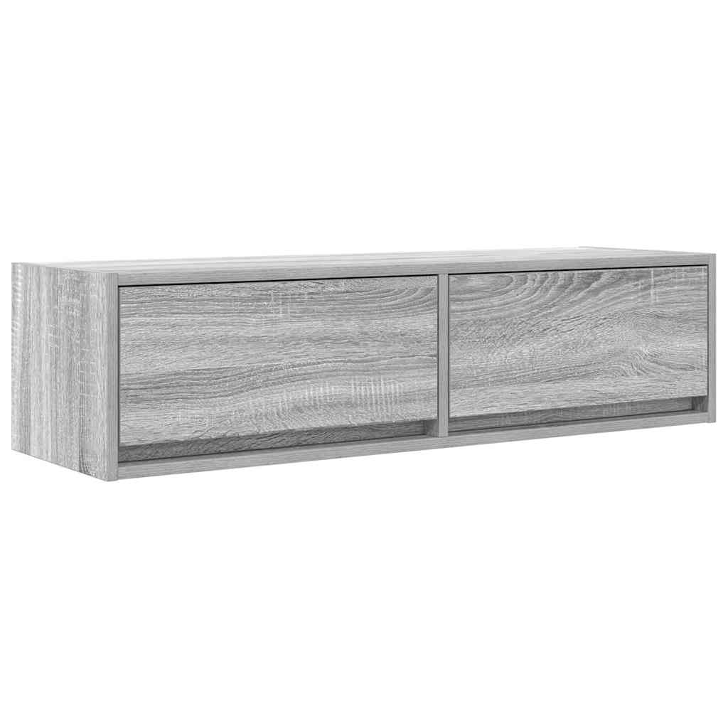 TV-Schränk 100 x 31 x 25,5 cm Sonoma-Grau Holzwerkstoff