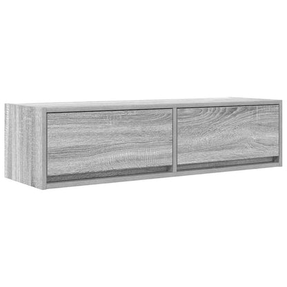 TV-Schränk 100 x 31 x 25,5 cm Sonoma-Grau Holzwerkstoff
