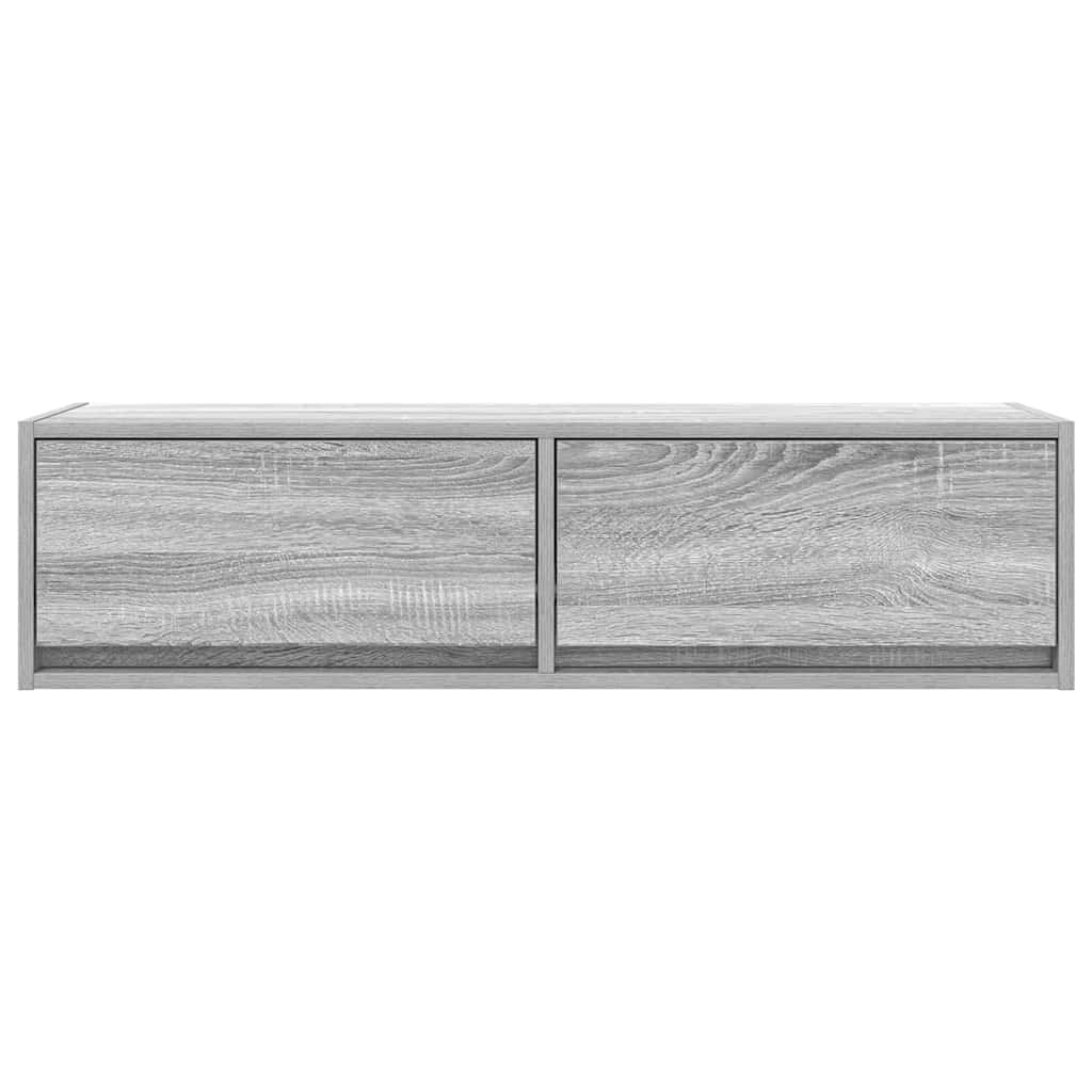 TV-Schränk 100 x 31 x 25,5 cm Sonoma-Grau Holzwerkstoff