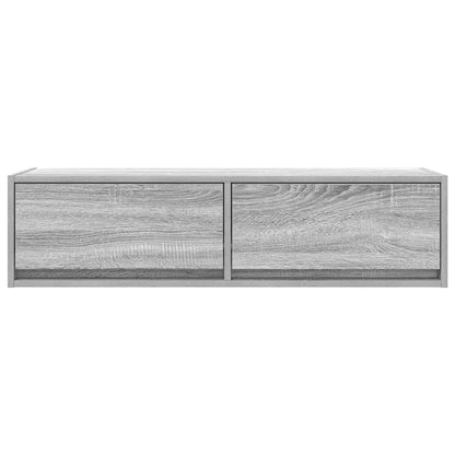 TV-Schränk 100 x 31 x 25,5 cm Sonoma-Grau Holzwerkstoff