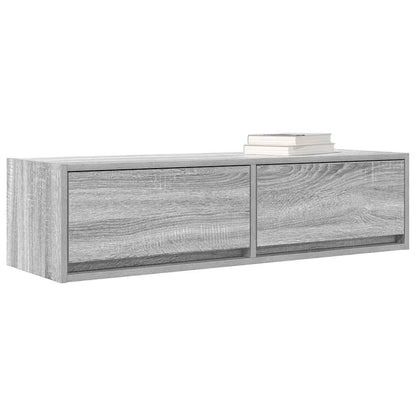TV-Schränk 100 x 31 x 25,5 cm Sonoma-Grau Holzwerkstoff