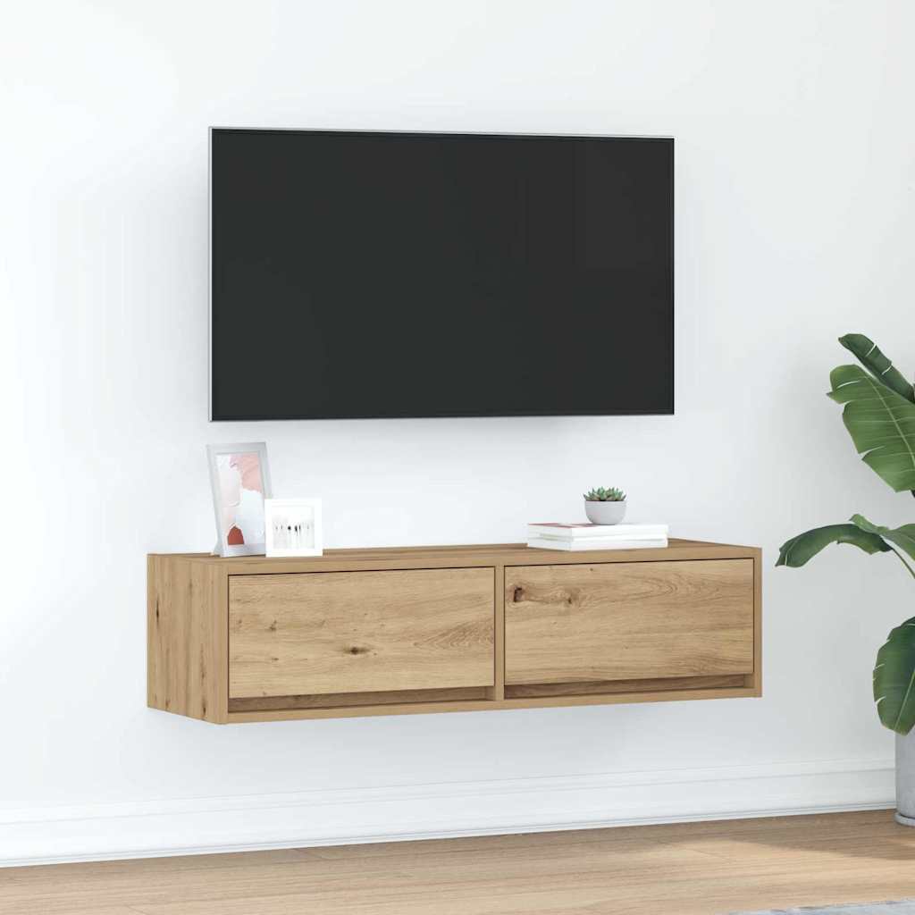 TV-Schränk 100 x 31 x 25,5 cm Artisan-Eiche Holzwerkstoff