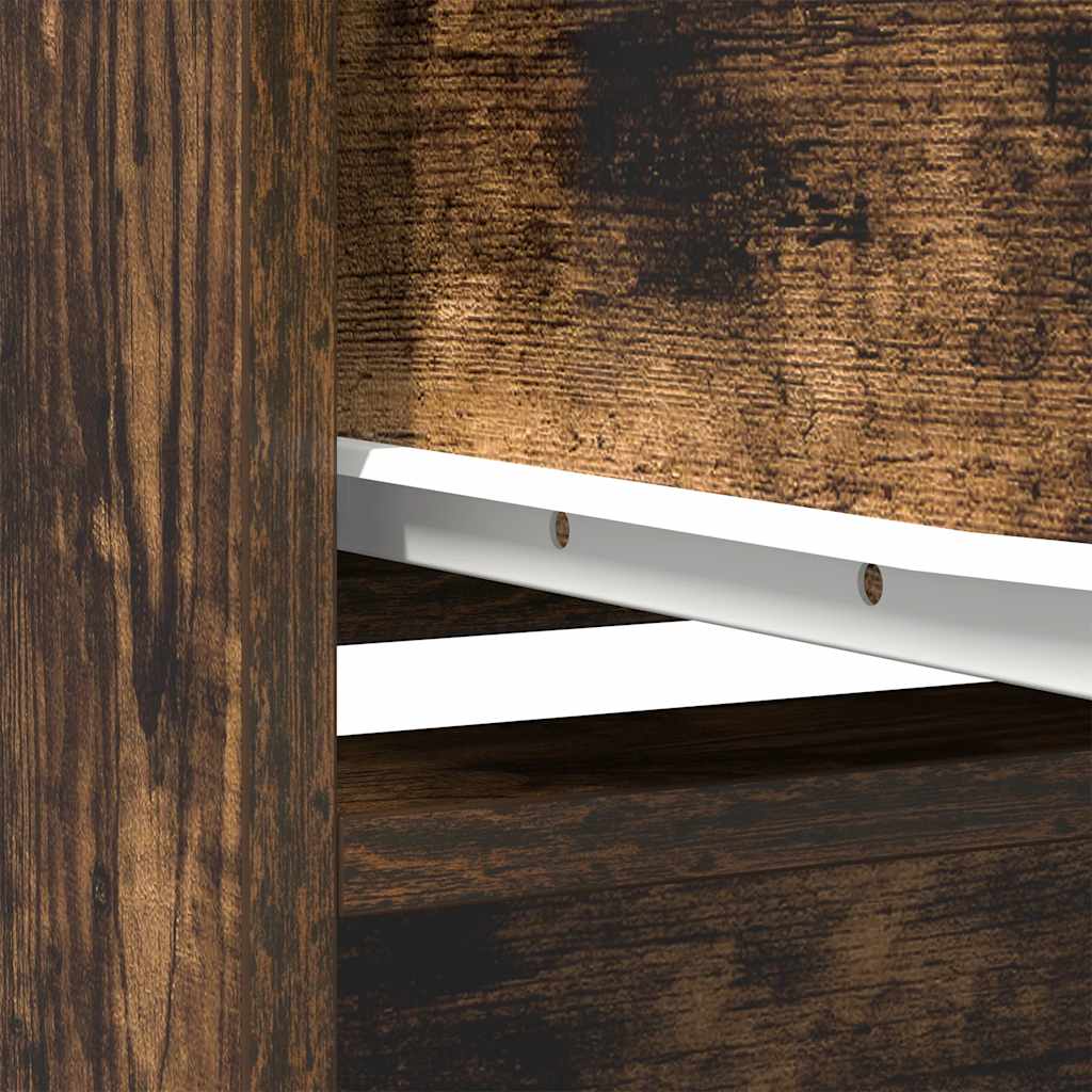 Schrank mit Schublade Räuchereiche 55,5x34x119,5 cm