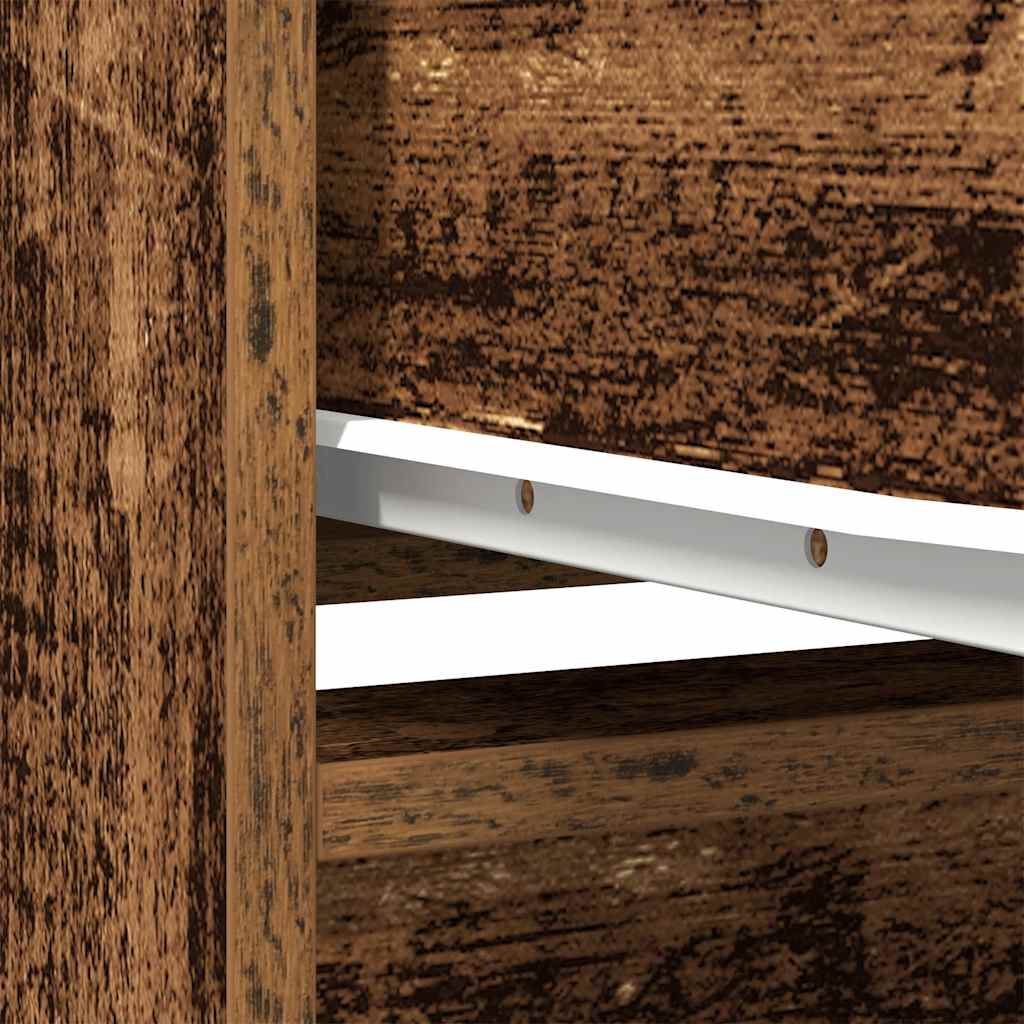 Schrank mit Schublade Altholz-Optik 55,5x34x119,5 cm