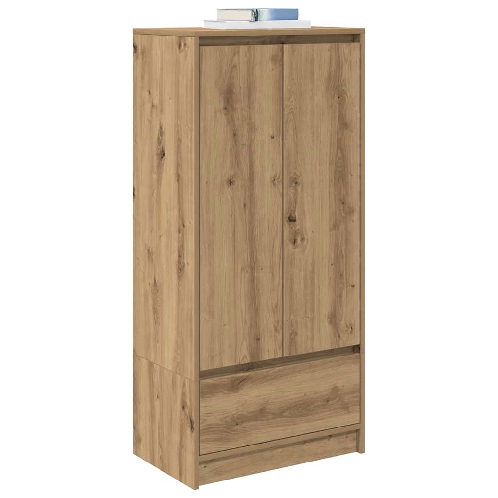Schrank mit Schublade Artisan-Eiche 55,5x34x119,5 cm