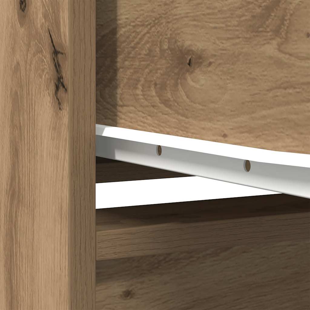 Schrank mit Schublade Artisan-Eiche 55,5x34x119,5 cm
