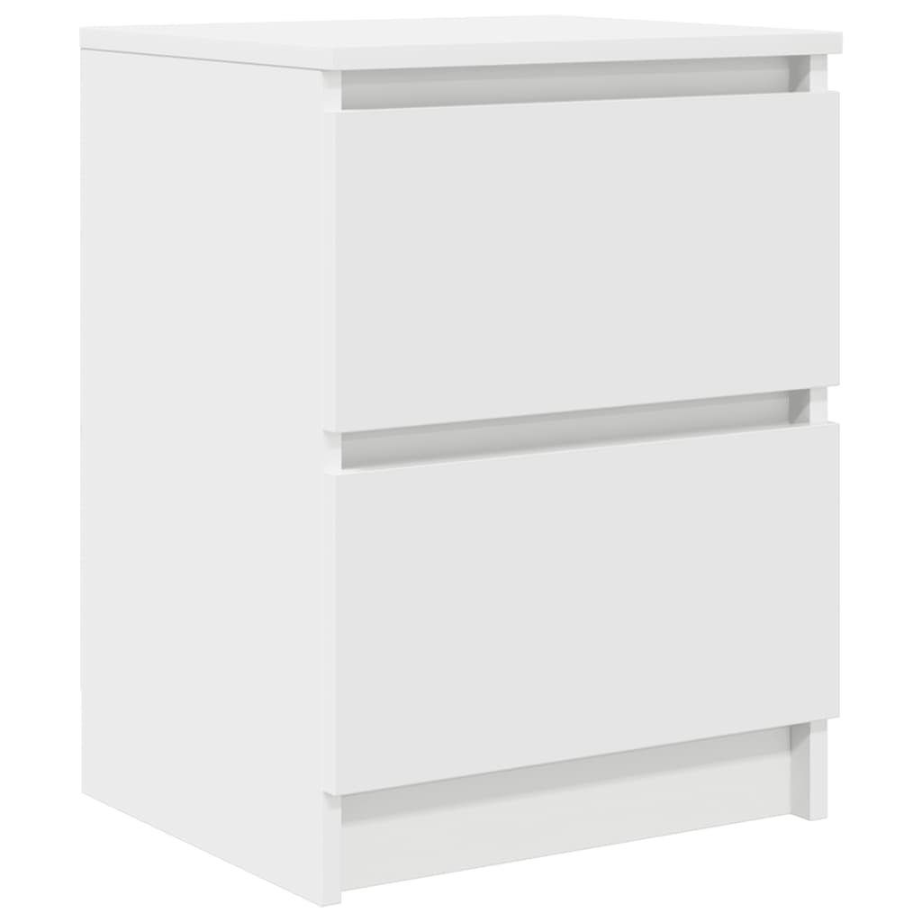 Meuble TV blanc 40x35x54 cm en matériau à base de bois
