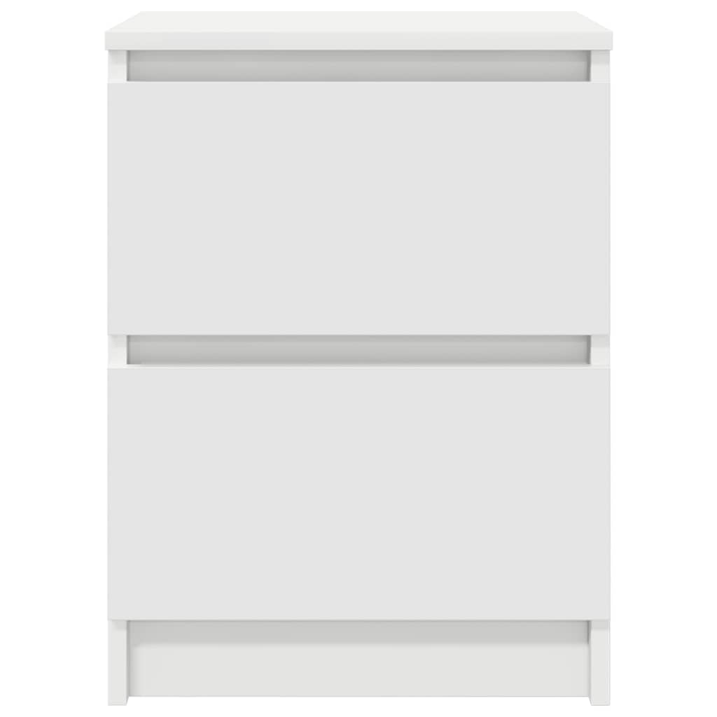 Meuble TV blanc 40x35x54 cm en matériau à base de bois