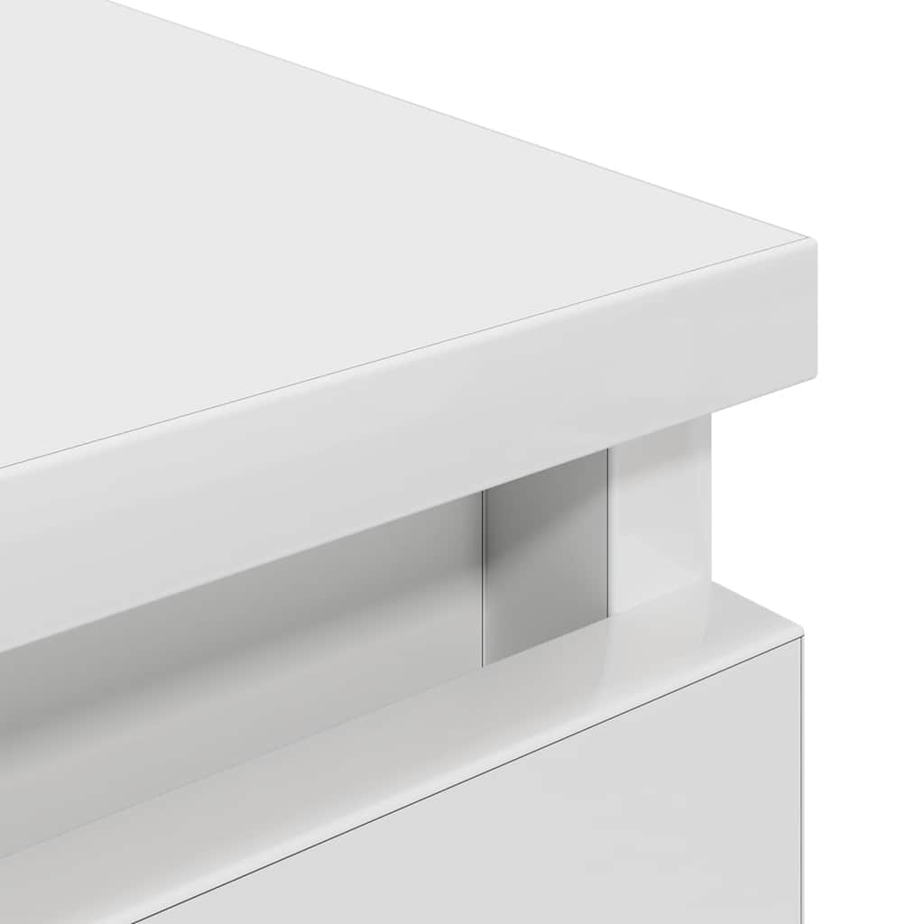 Meuble TV blanc 40x35x54 cm en matériau à base de bois