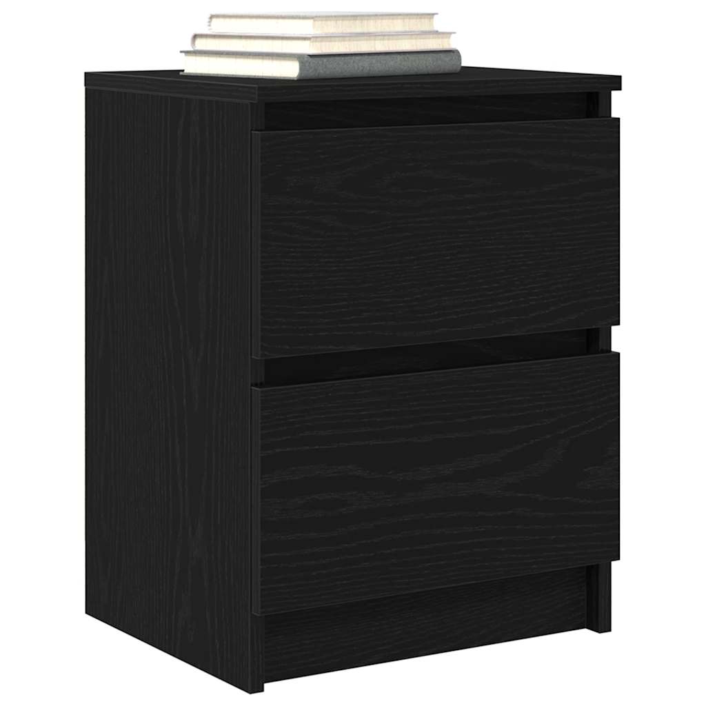 Meuble TV noir 40x35x54 cm en bois