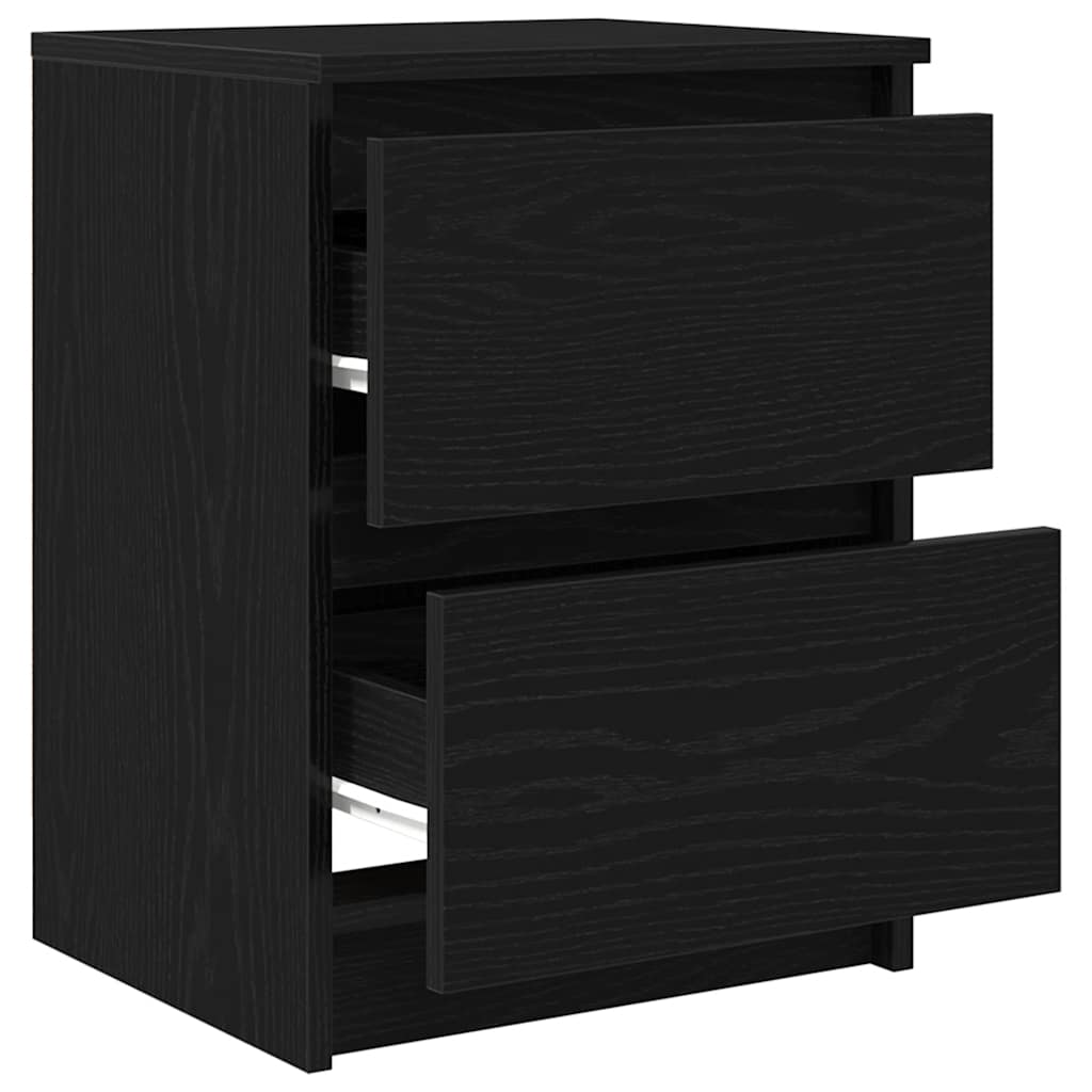 Meuble TV noir 40x35x54 cm en bois