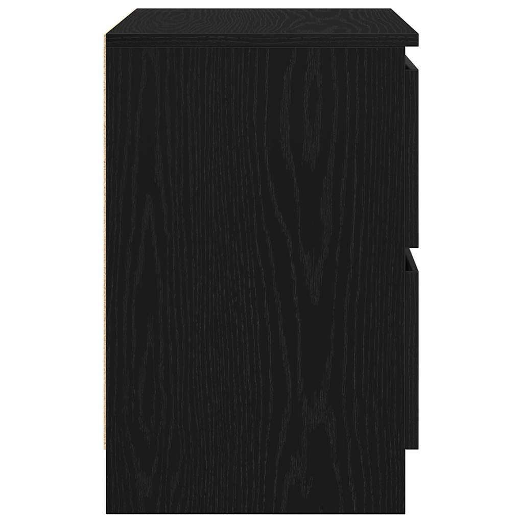 Meuble TV noir 40x35x54 cm en bois