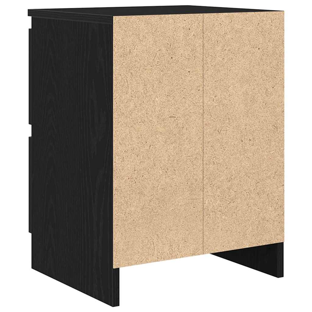 Meuble TV noir 40x35x54 cm en bois