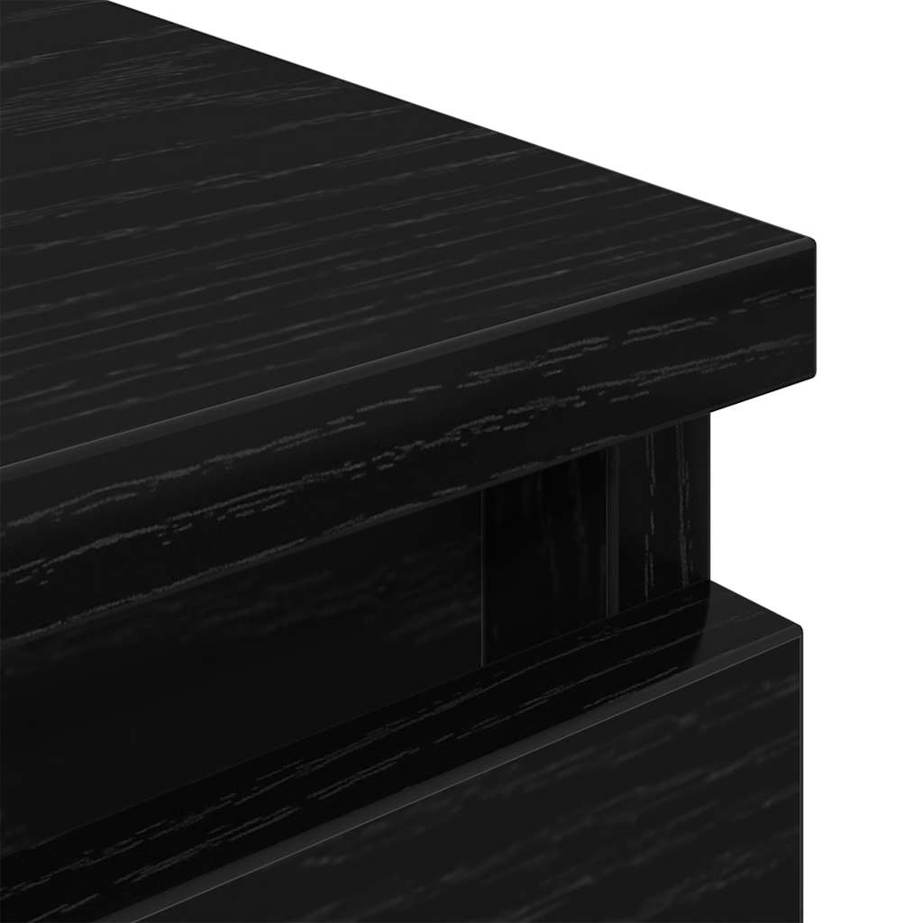 Meuble TV noir 40x35x54 cm en bois