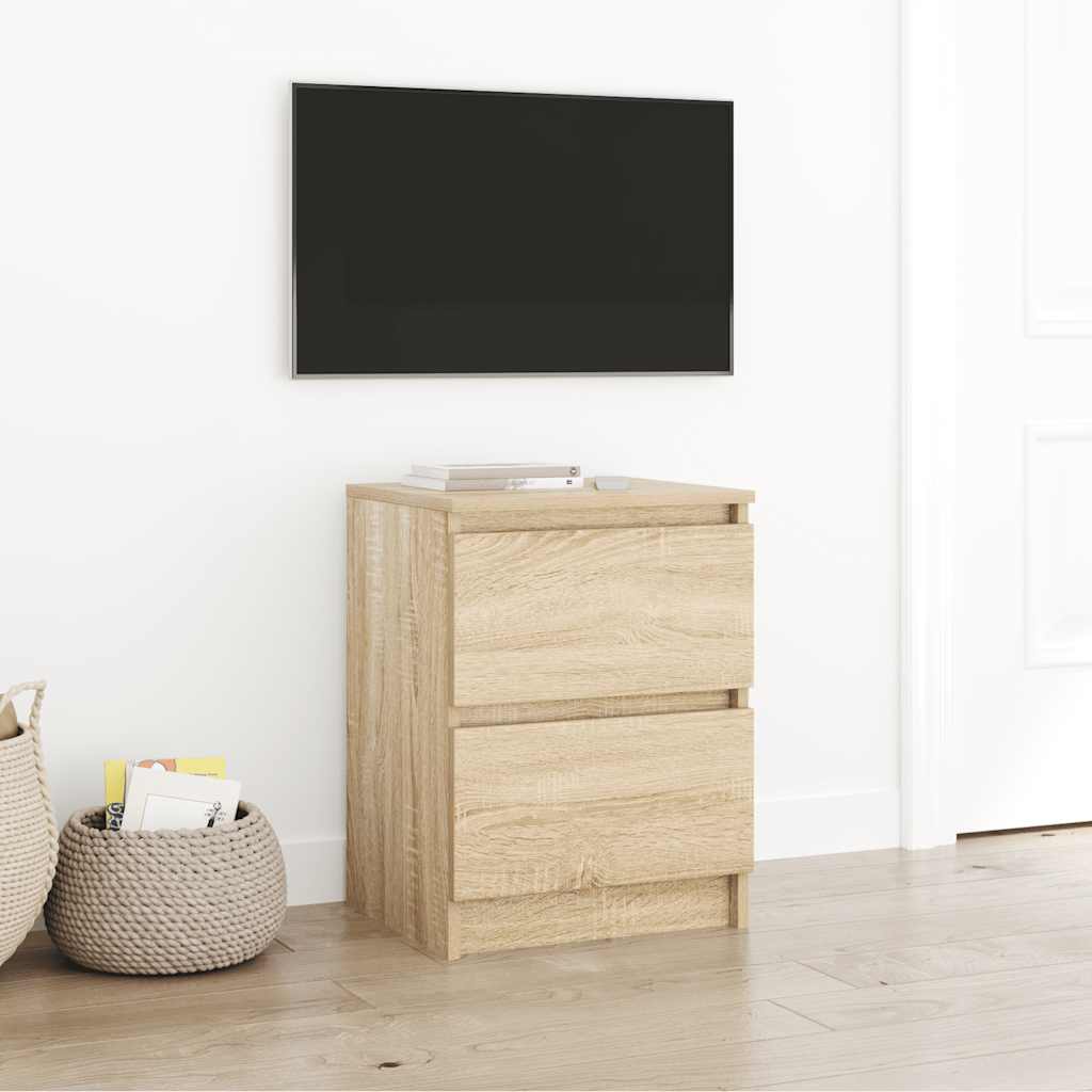 Meuble TV en chêne Sonoma 40x35x54 cm, matériau à base de bois