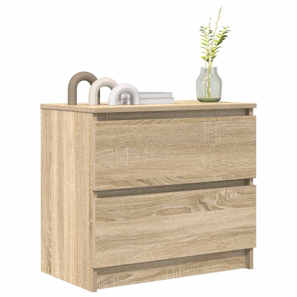 Meuble TV en chêne Sonoma 60x35x54 cm, matériau à base de bois