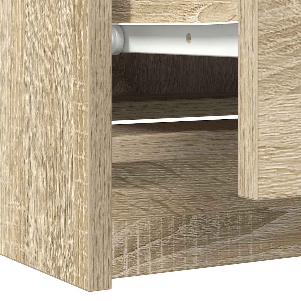 Meuble TV en chêne Sonoma 60x35x54 cm, matériau à base de bois