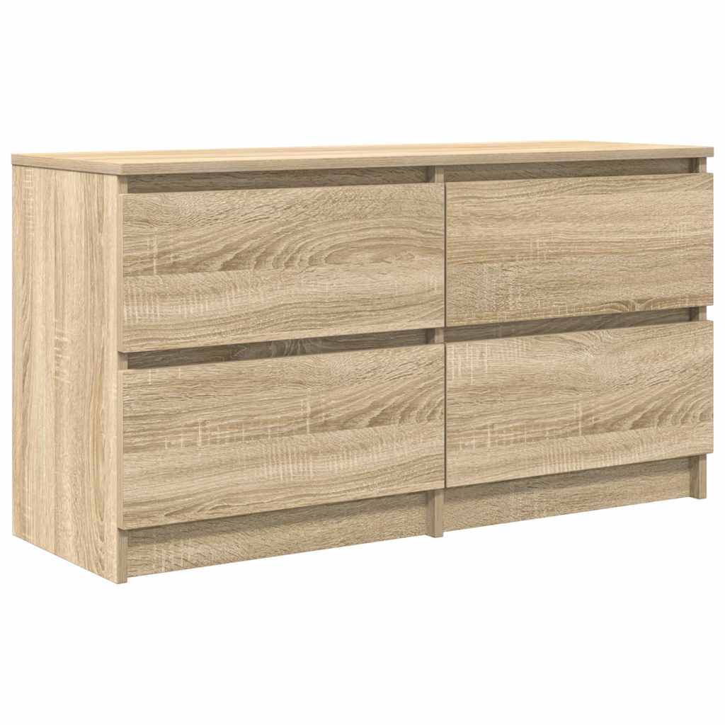 Meuble TV en chêne Sonoma 100x35x54 cm, matériau à base de bois