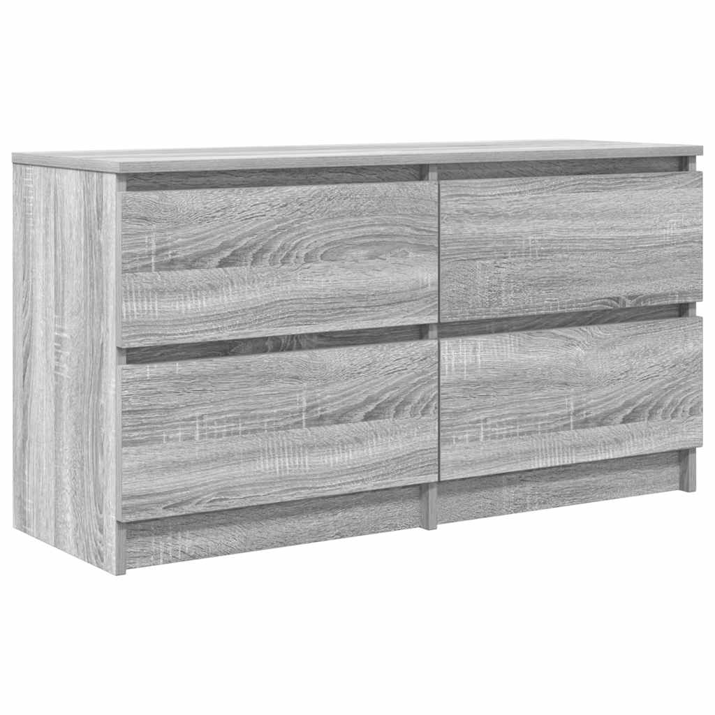 Meuble TV gris Sonoma 100x35x54 cm en bois