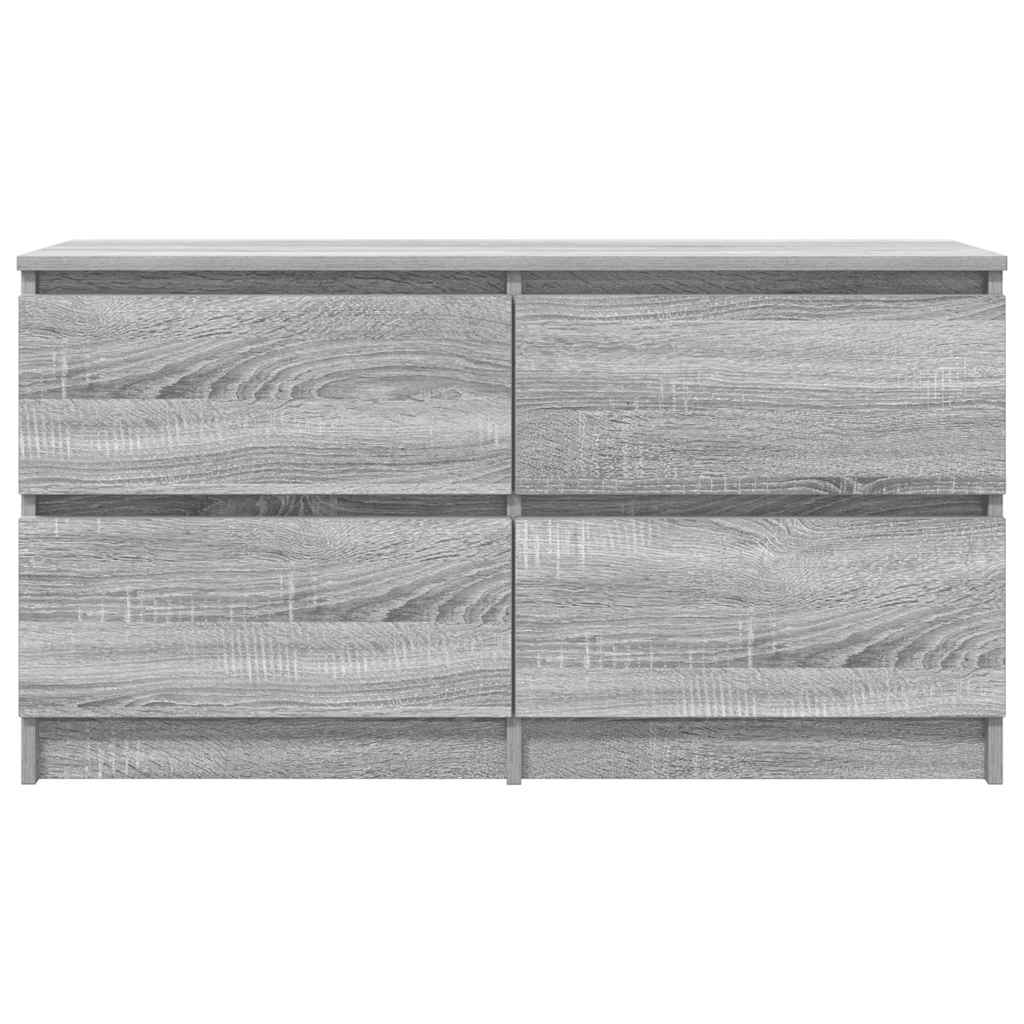 Meuble TV gris Sonoma 100x35x54 cm en bois