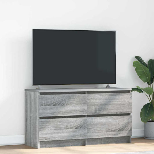 Meuble TV gris Sonoma 100x35x54 cm en bois