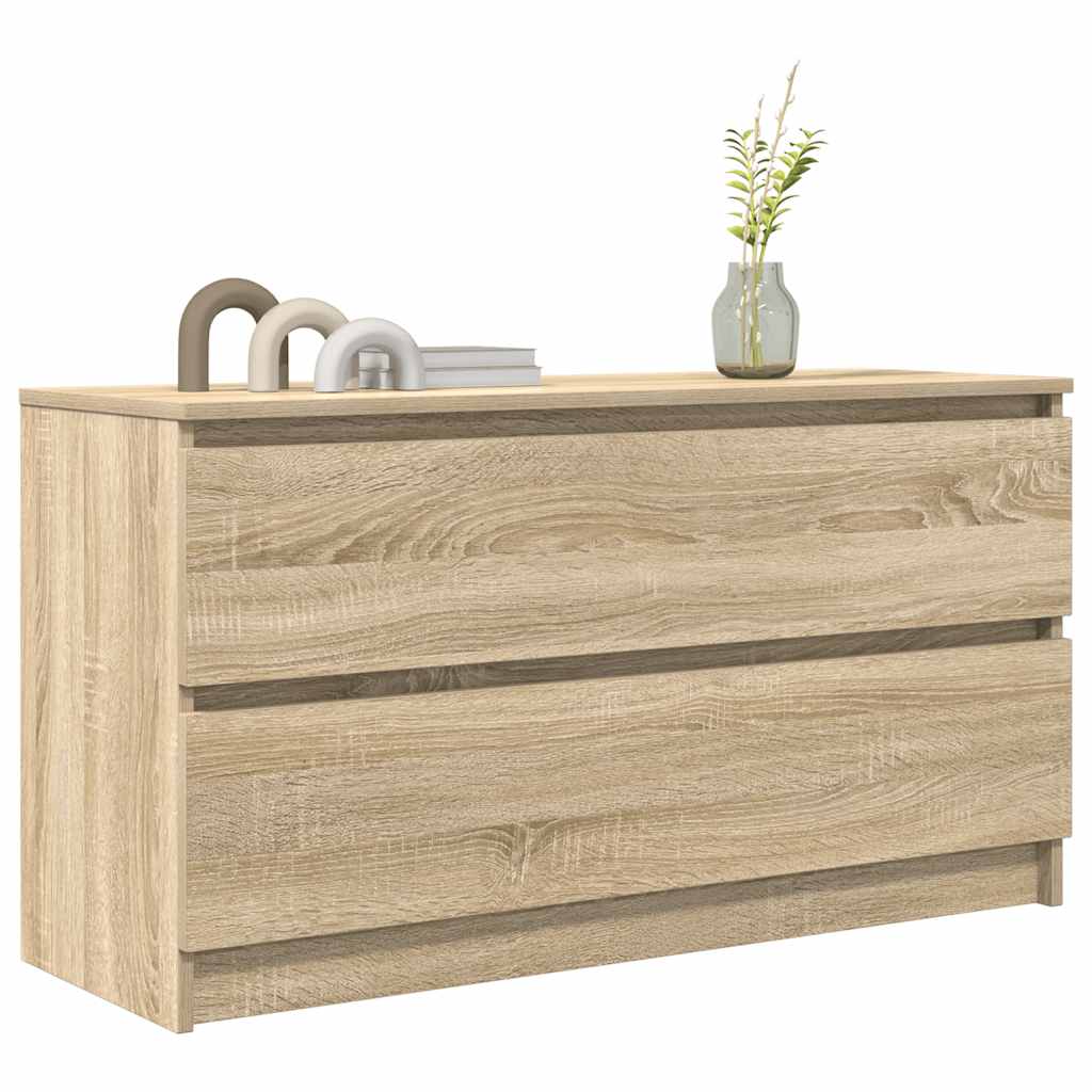 Meuble TV en chêne Sonoma 100x35x54 cm, matériau à base de bois