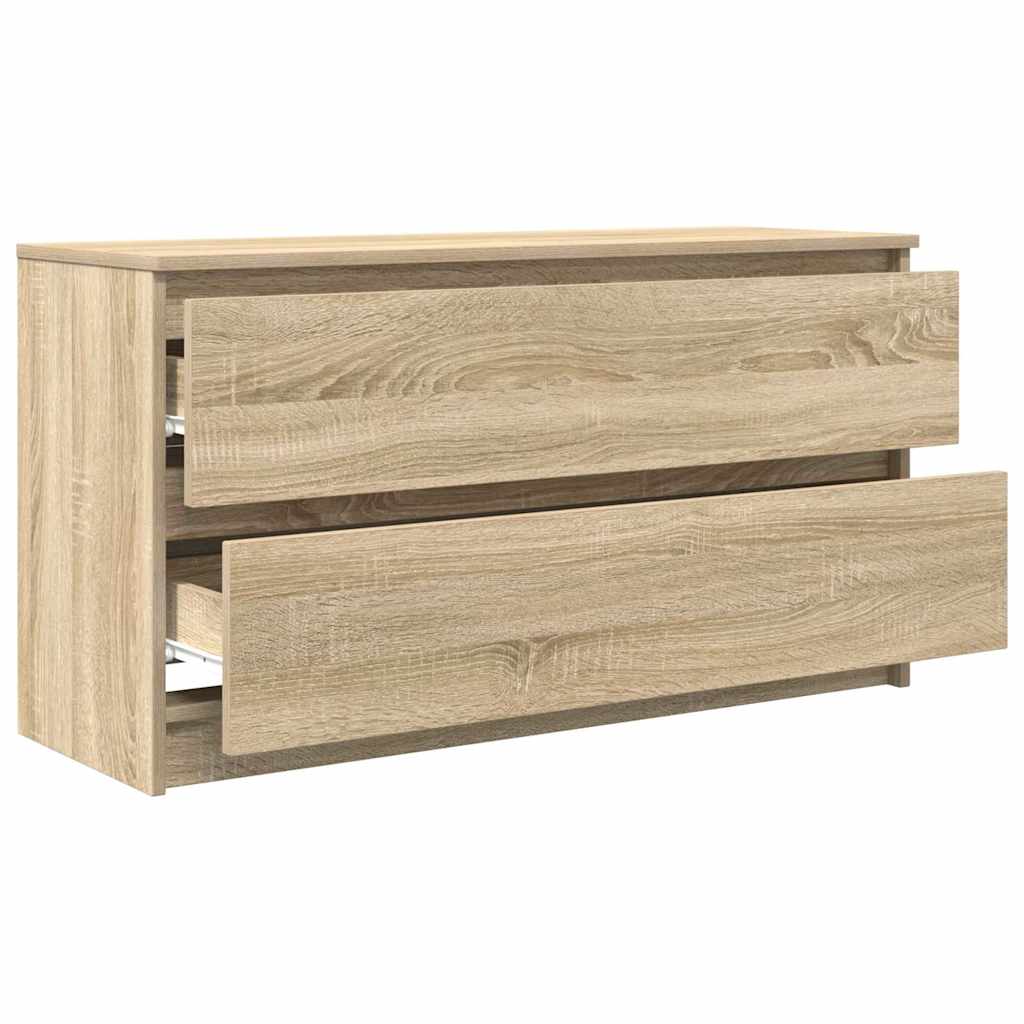 Meuble TV en chêne Sonoma 100x35x54 cm, matériau à base de bois