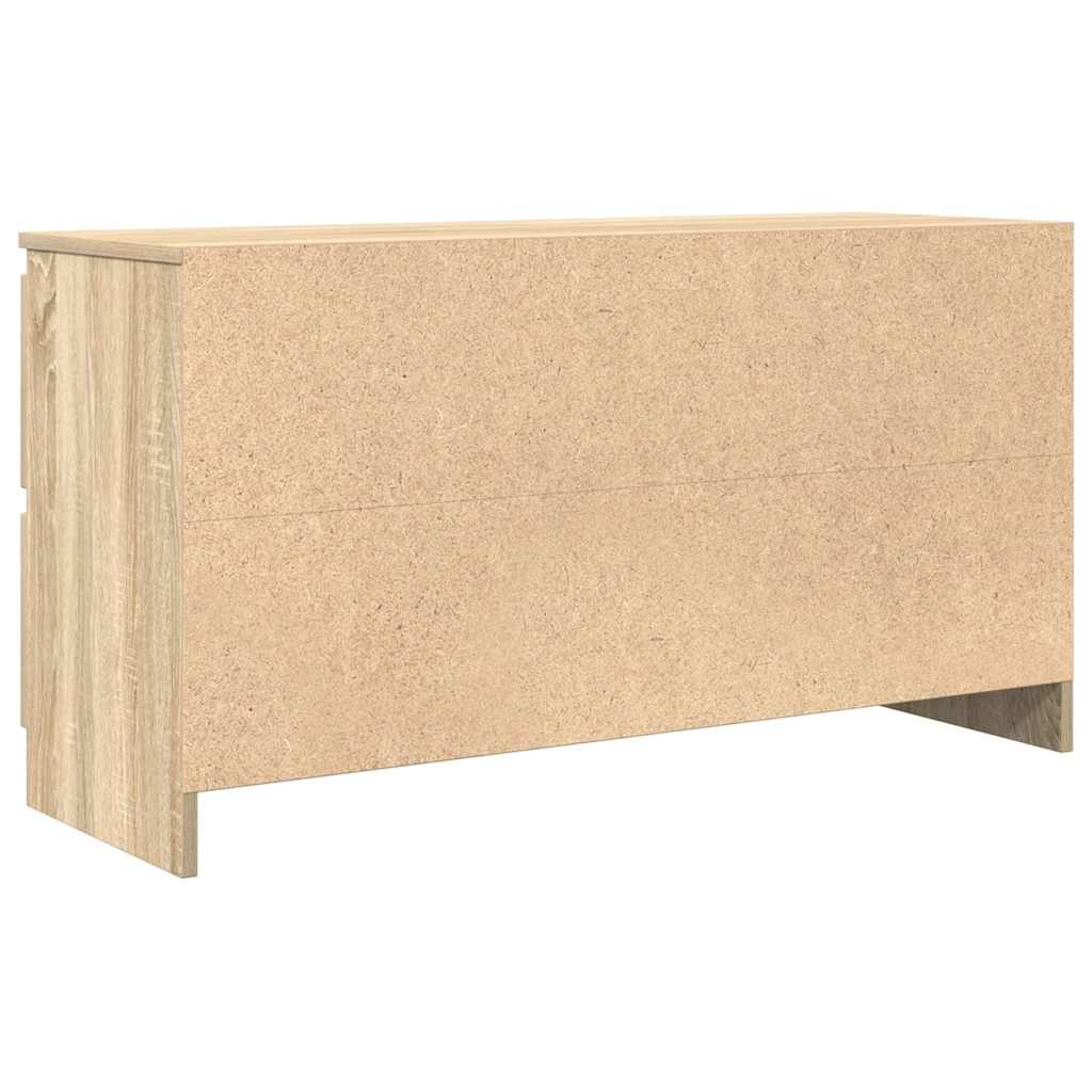 Meuble TV en chêne Sonoma 100x35x54 cm, matériau à base de bois