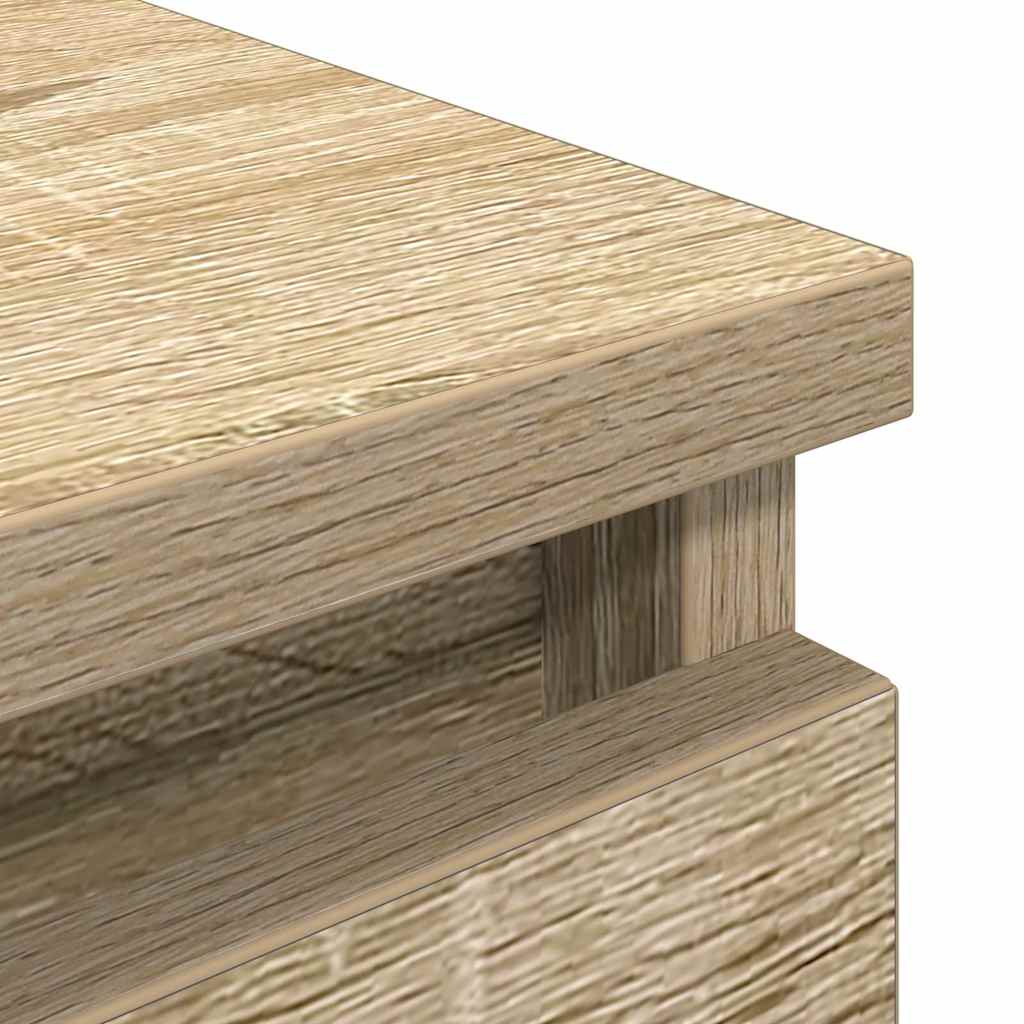 Meuble TV en chêne Sonoma 100x35x54 cm, matériau à base de bois