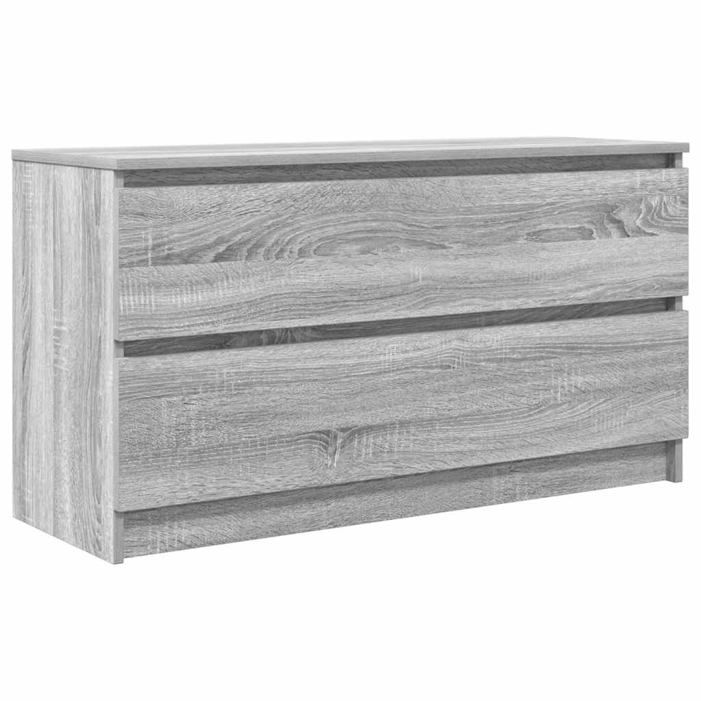 Meuble TV gris Sonoma 100x35x54 cm en bois
