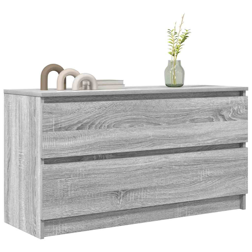 Meuble TV gris Sonoma 100x35x54 cm en bois
