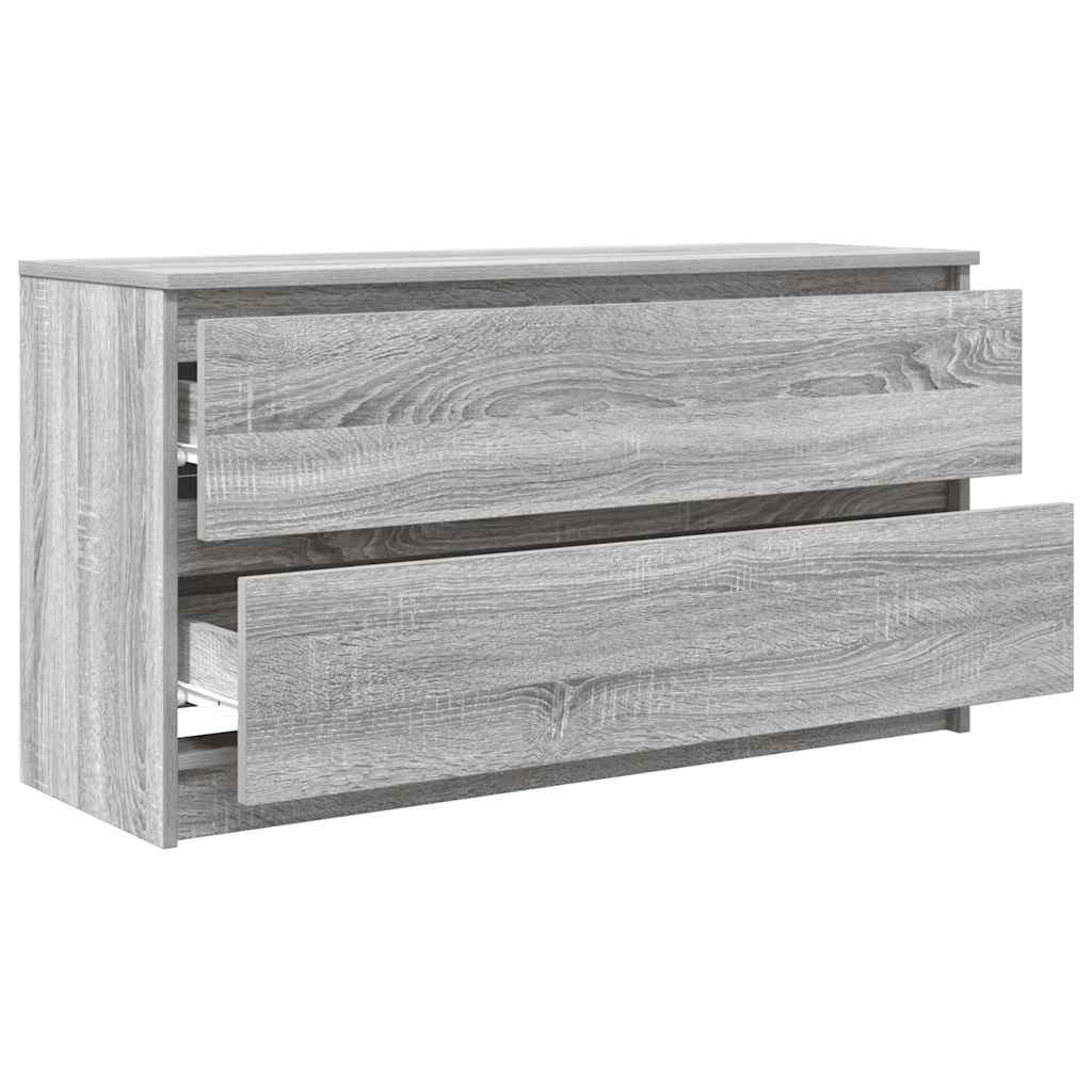 Meuble TV gris Sonoma 100x35x54 cm en bois