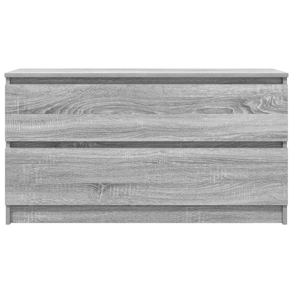 Meuble TV gris Sonoma 100x35x54 cm en bois
