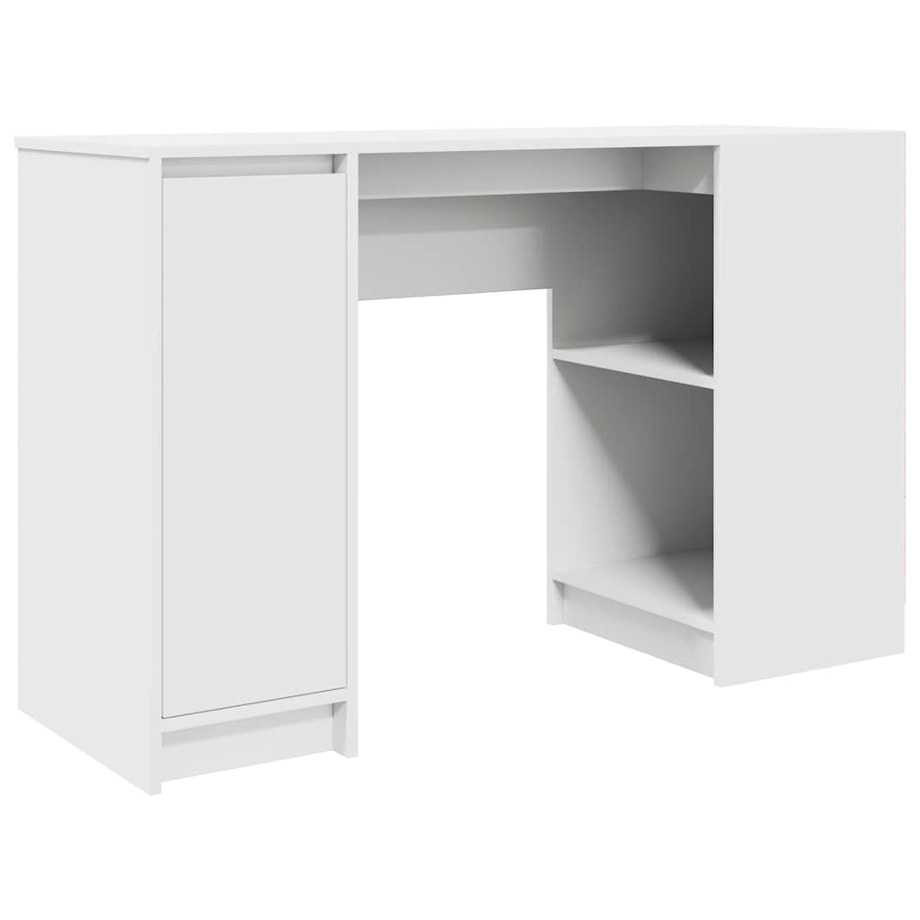 Bureau blanc 120x42x76 cm en bois