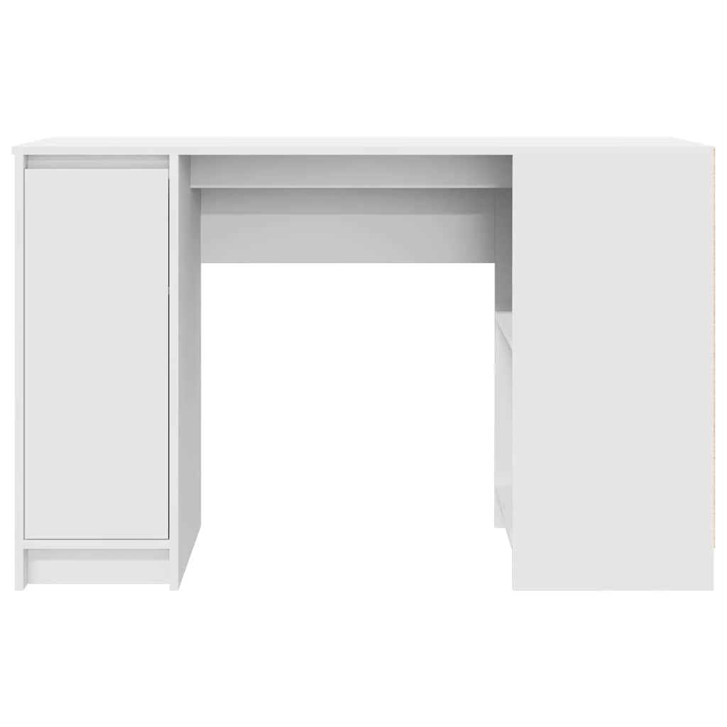 Bureau blanc 120x42x76 cm en bois