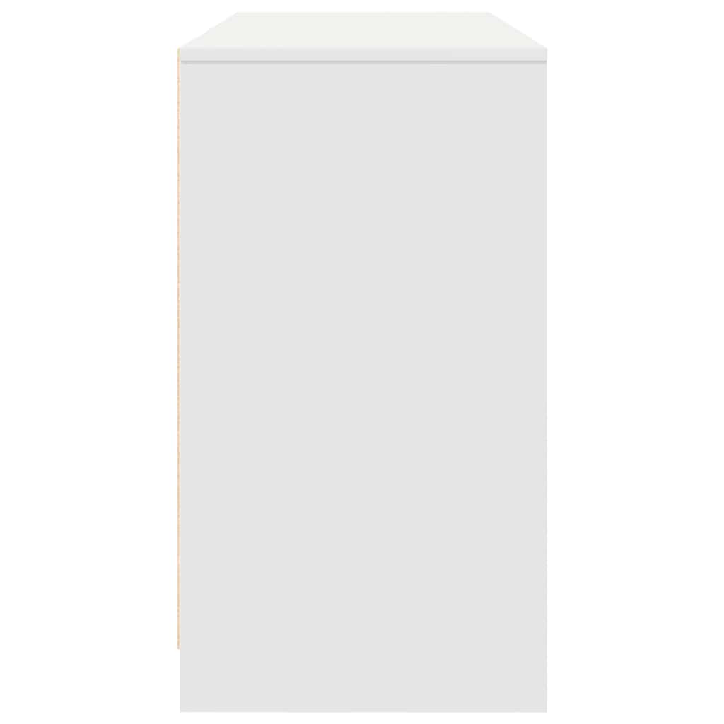 Bureau blanc 120x42x76 cm en bois