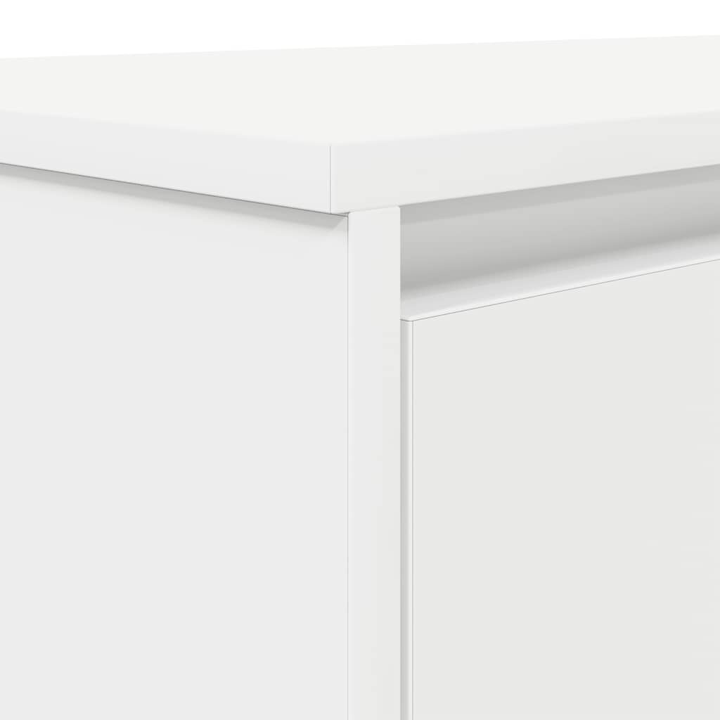 Bureau blanc 120x42x76 cm en bois